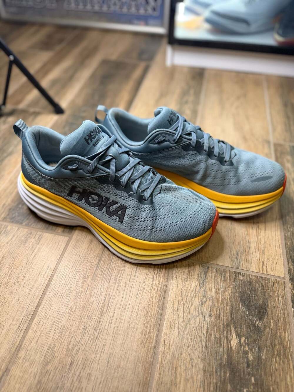 Hoka Bondi 8 Goblin Blue Running Shoes Sneakers Men’s size 9.5 2E